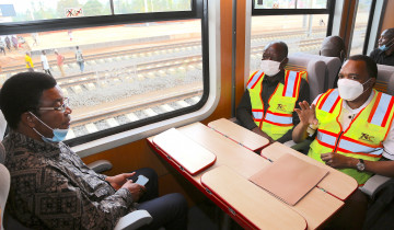 MRADI WA SGR WAPAMBA MOTO, TRENI YATEMBEA KUTOKA PUGU HADI KILOSA