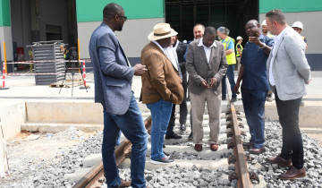 ​WAZIRI WA UCHUKUZI ZAMBIA ATEMBELEA MRADI WA SGR