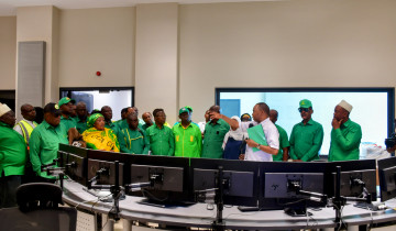 WAJUMBE HALMASHAURI KUU CCM WARIDHISHWA MAENDELEO YA MRADI WA SGR