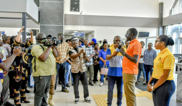 ​WADAU WA VIPINDI VYA ELIMU KWA UMMA WATEMBELEA MRADI WA SGR