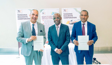 ​TRC NA ARAB CONTRACTORS ZATIA SAINI MoU, RELI YA MTWARA–SONGEA–MBAMBA BAY